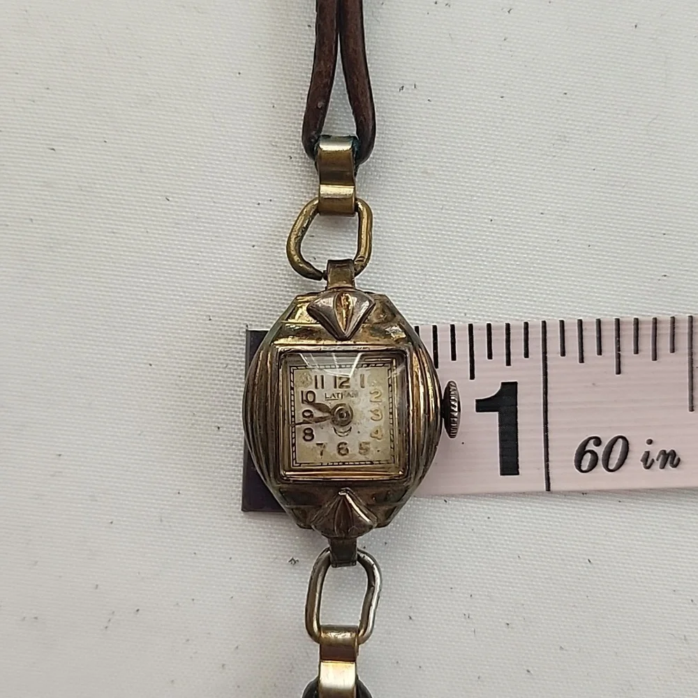 Vintage Latham Swiss Made Rope Style Braclet Watch